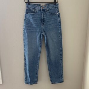 Madewell Light Wash High Rise Balloon Ankle Jeans Size 26